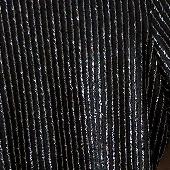 BCBGMAXAZRIA Brinne Metallic Knit Turtleneck - S - Picture 6 of 12